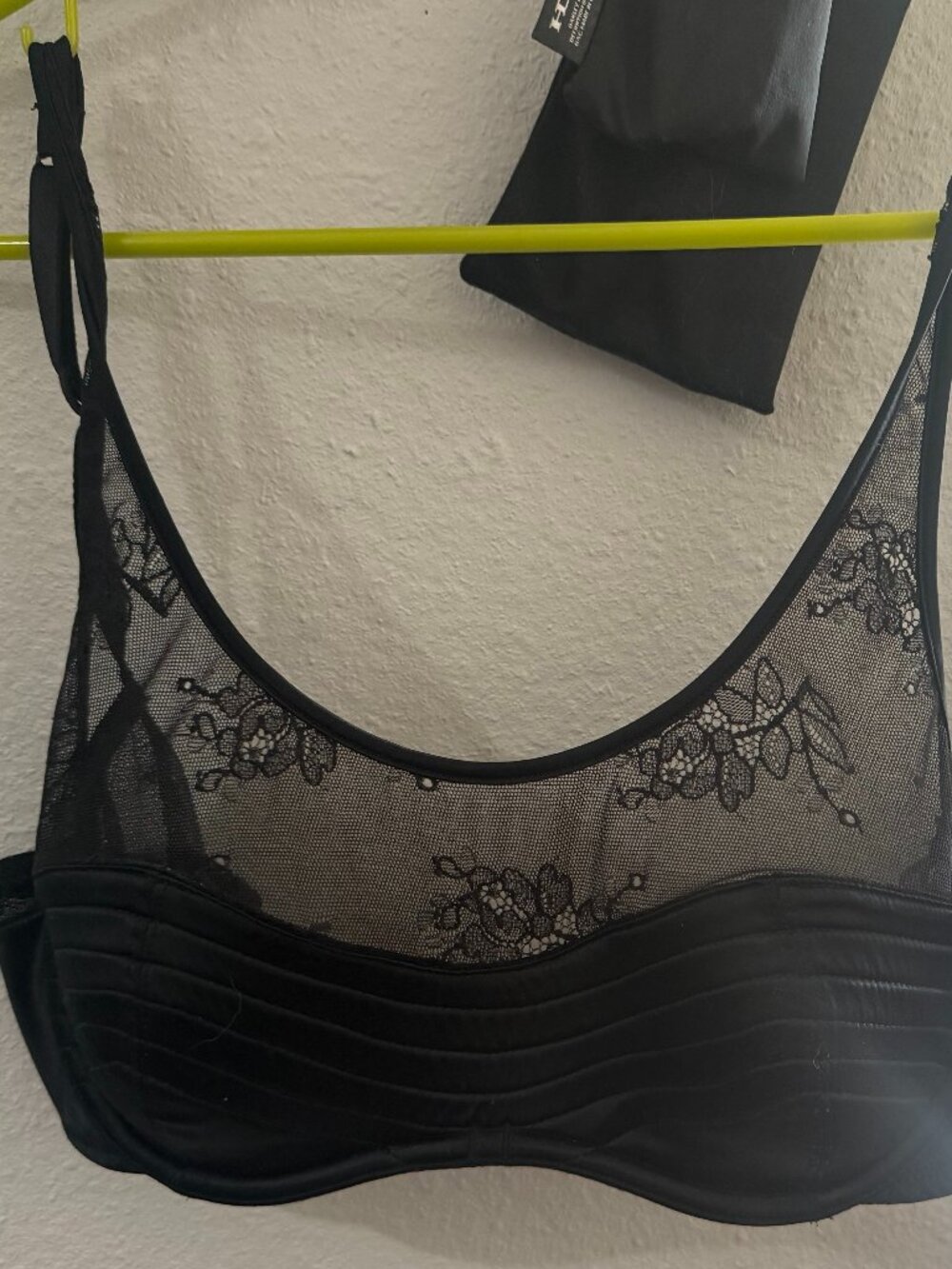 Calvin Klein 36B black mesh bra